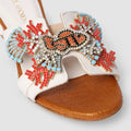 Sandalo in pelle con accessorio Nemo e coralli