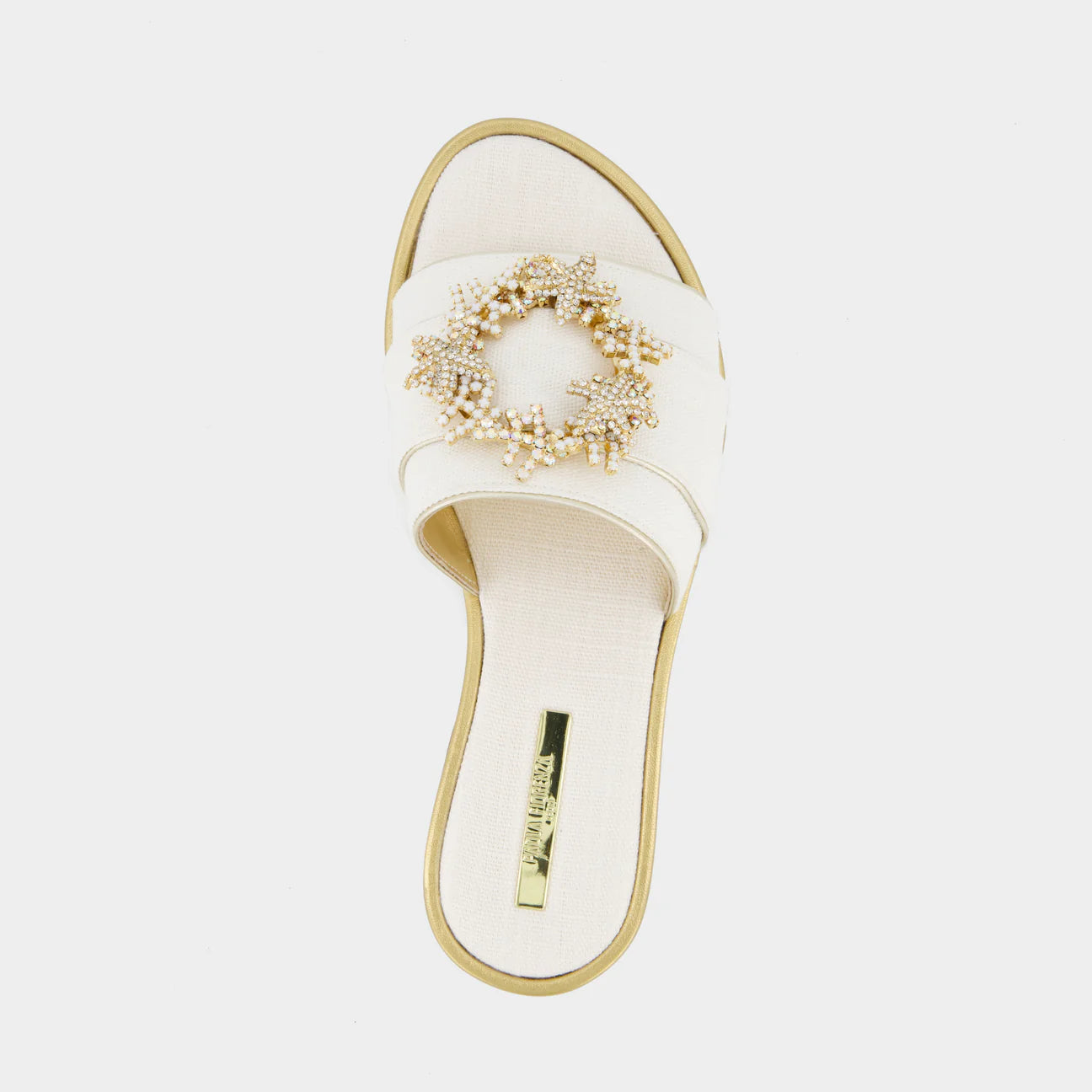 Sandali con coralli e stelle marine