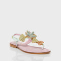 Iris - Sandalo infradito Crystal Sea con tomaia impreziosita da cristalli
