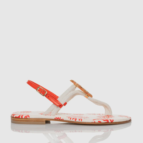 Coral - Sandalo infradito Crystal Sea
