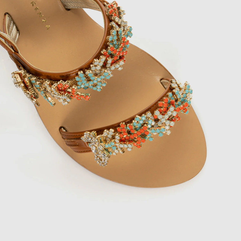 Sandalo doppia fascia Crystal Sea